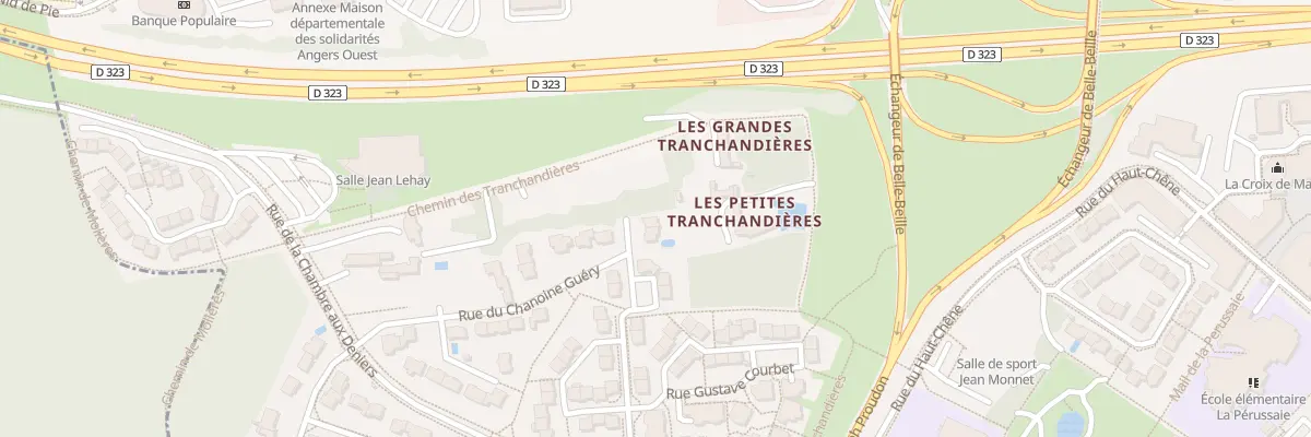 Plan du 28 Rue du Chanoine Guéry à Angers