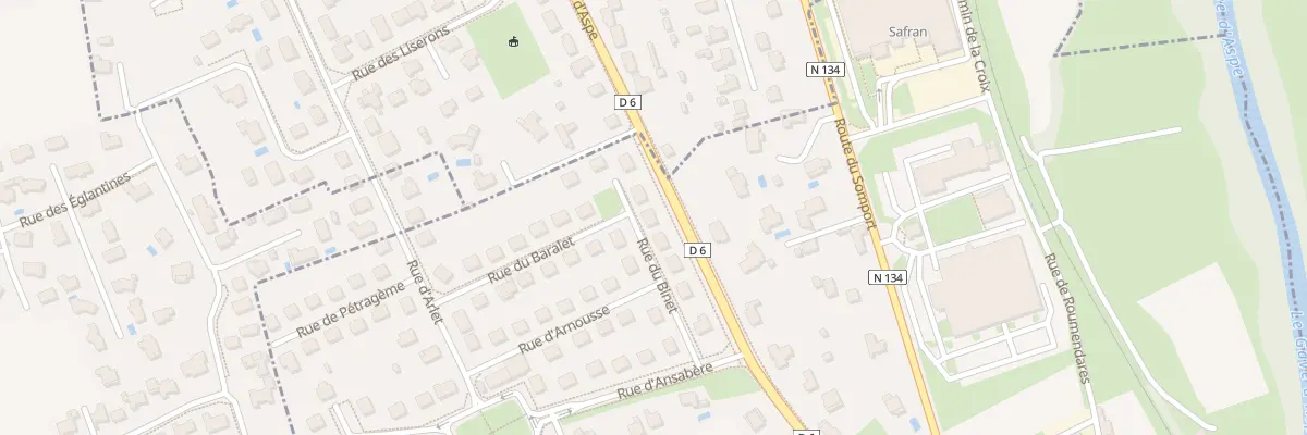Plan du 8 Rue du Binet à Gurmençon