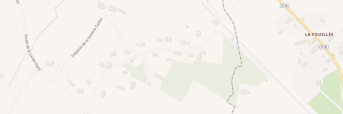Plan du 304 La Foretrie Caillot à Cerisy-Belle-Étoile