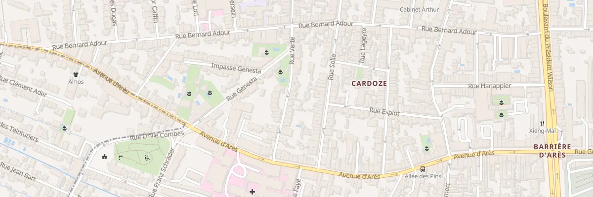 Plan du 64 Rue Verte à Bordeaux