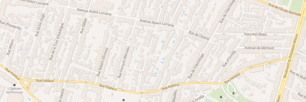 Plan du 60 Rue Hoche à Bordeaux