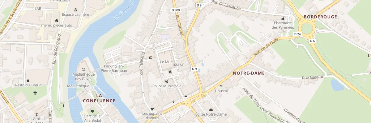 Plan du 5 Rue Camou à Oloron-Sainte-Marie