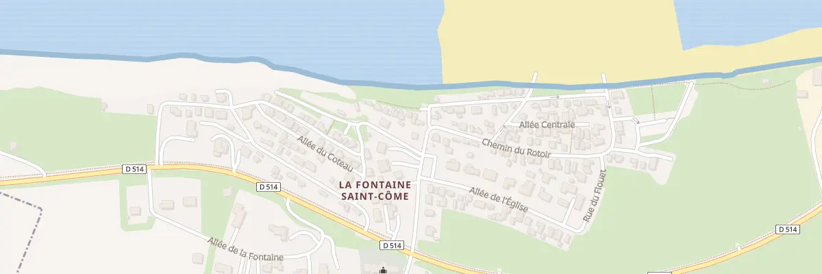 Plan du 3 Che du Rotoir à Saint-Côme-de-Fresné