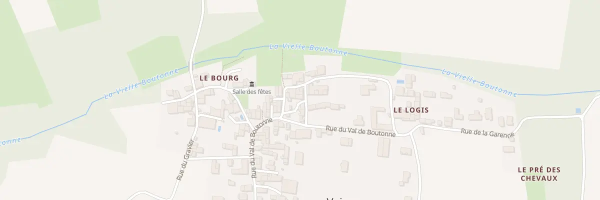 Plan du 1C Rue du Logis à Voissay