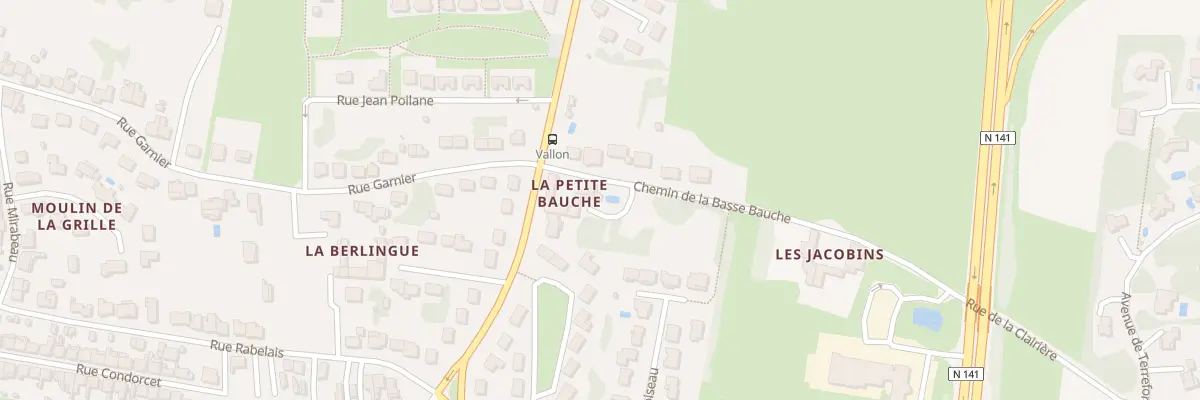 Plan du 4 Che de la Basse Bauche à Saintes