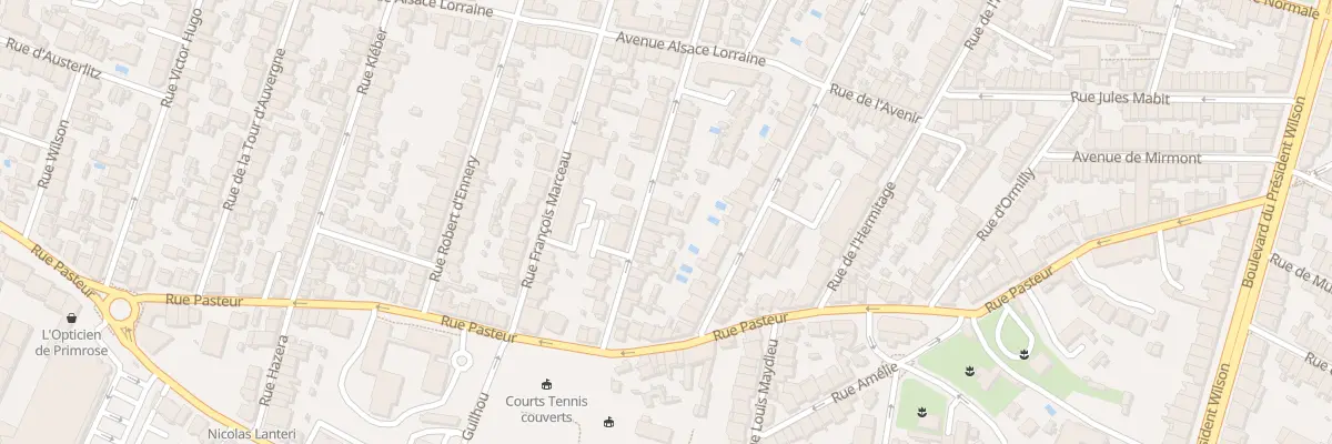 Plan du 70 Rue Hoche à Bordeaux