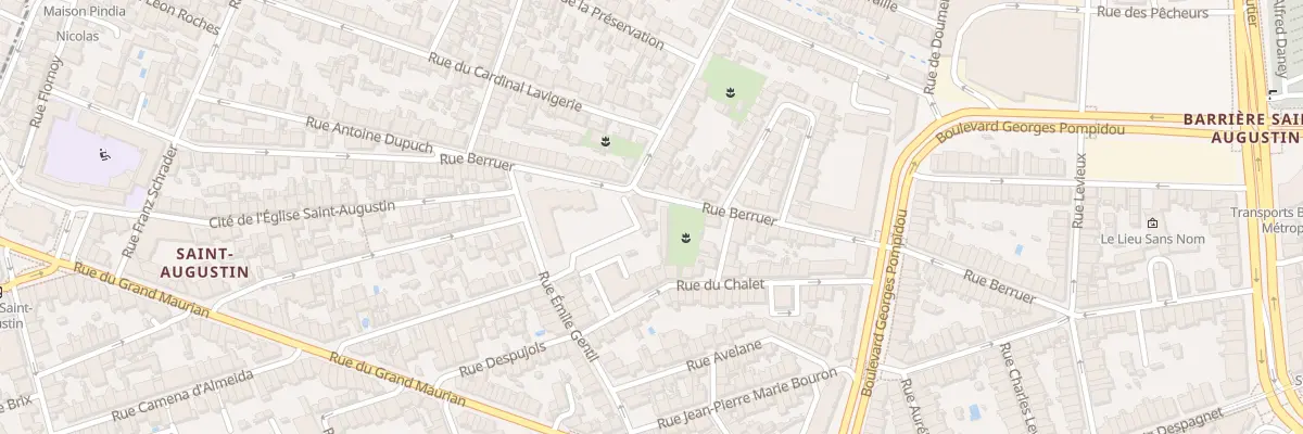 Plan du 122 Rue Berruer à Bordeaux