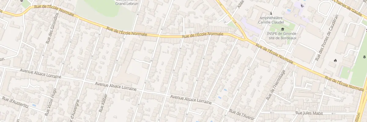 Plan du 14 Rue François Marceau à Bordeaux