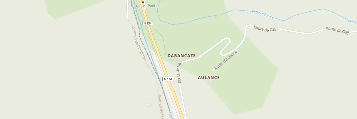 Plan du 265 Che du Gey à Sarrance