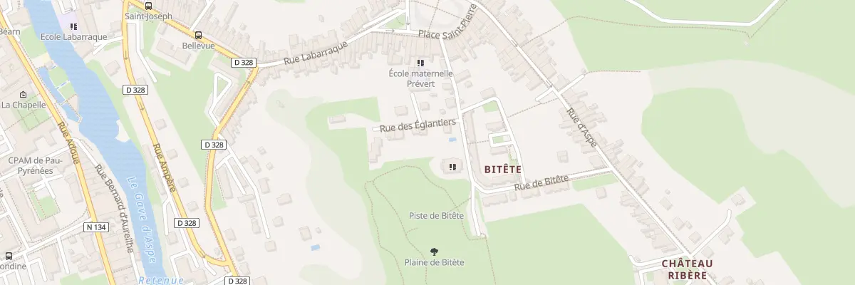 Plan du 5 Rue des Eglantiers à Oloron-Sainte-Marie