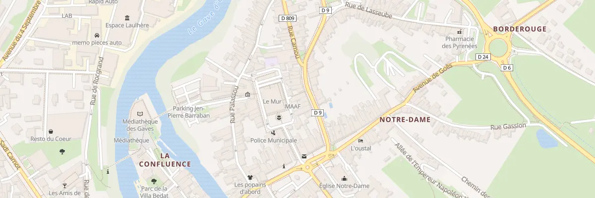 Plan du 7 Rue Camou à Oloron-Sainte-Marie