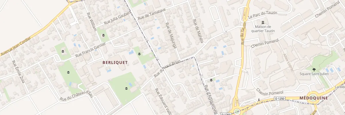 Plan du 53 Rue du Haut Brion à Bordeaux