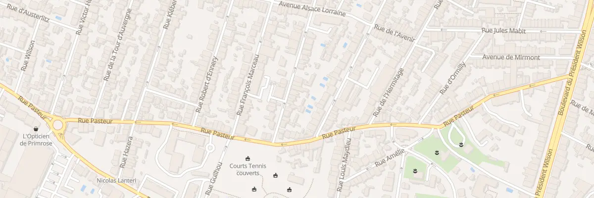 Plan du 76 Rue Hoche à Bordeaux