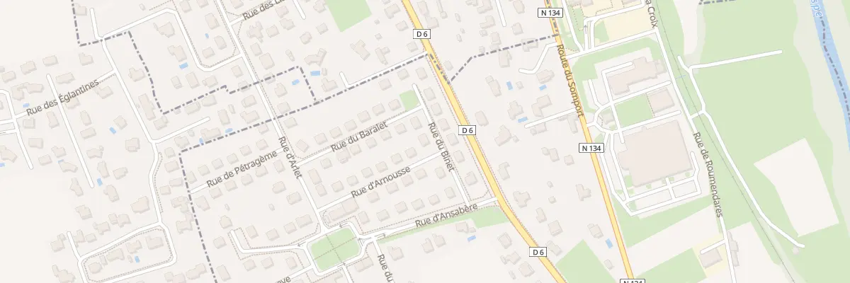 Plan du 5 Rue du Binet à Gurmençon