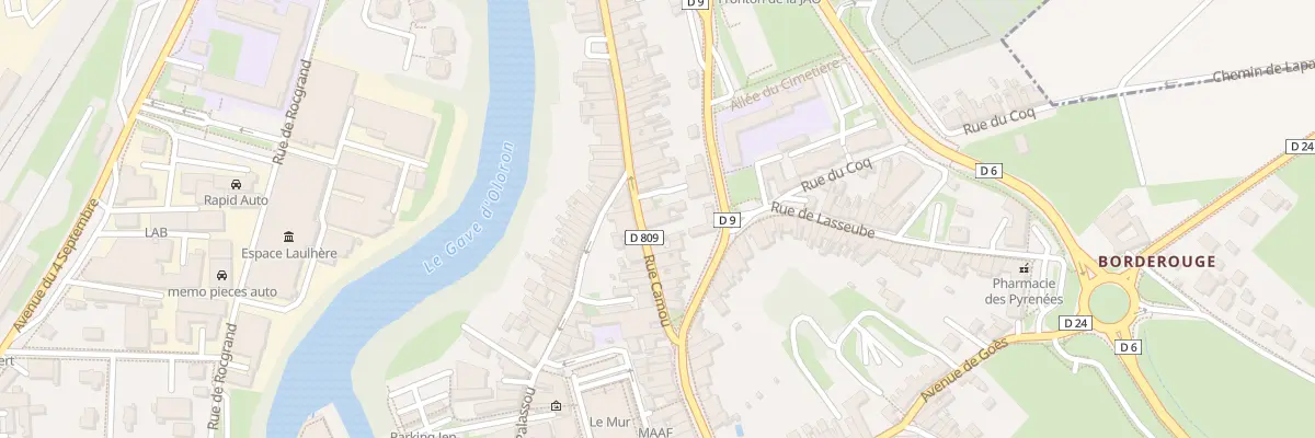 Plan du 36 Rue Camou à Oloron-Sainte-Marie