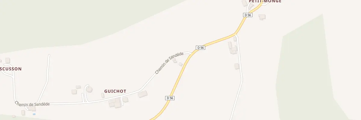Plan du 45 Che de Sendéde à Castelner