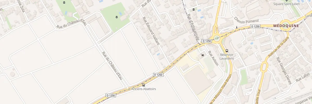 Plan du 5 Rue Edouard Vaillant à Pessac