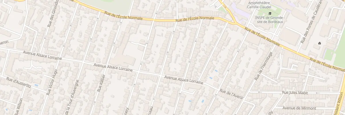 Plan du 26 Rue François Marceau à Bordeaux