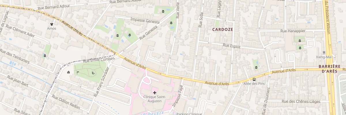 Plan du 80 Rue Verte à Bordeaux