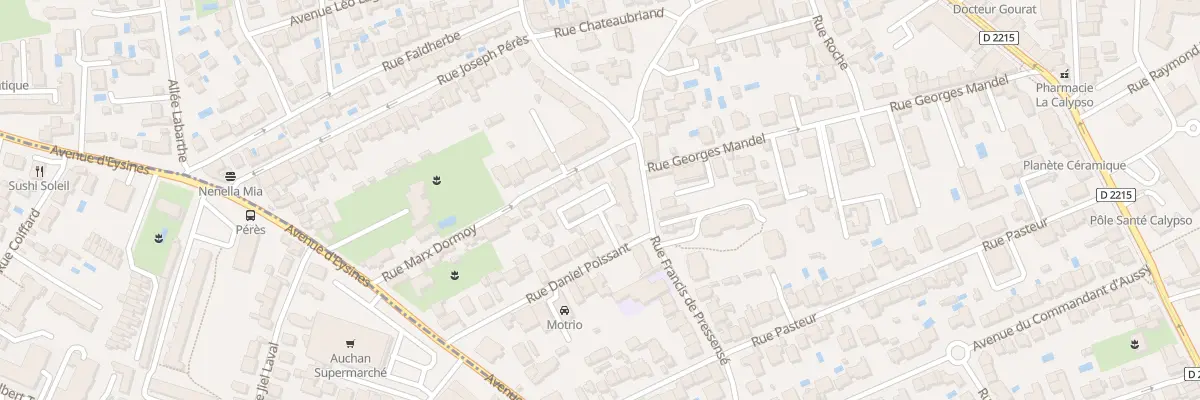 Plan du 27 Rue Francis de Pressense au Bouscat
