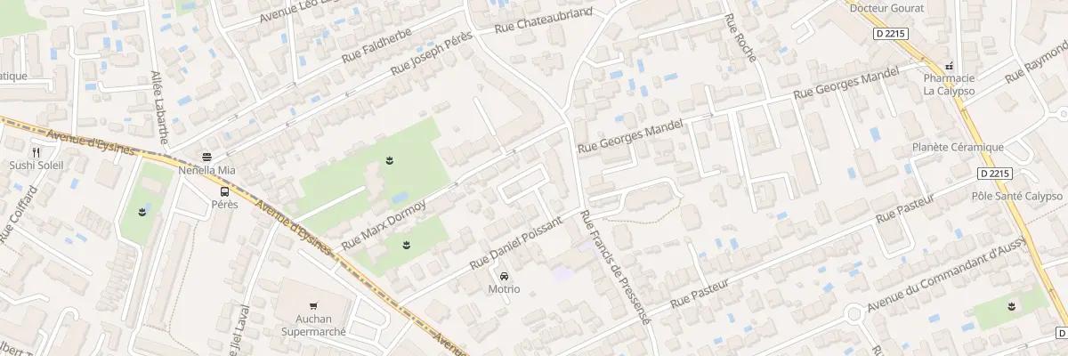 Plan du 33 Rue Francis de Pressense au Bouscat