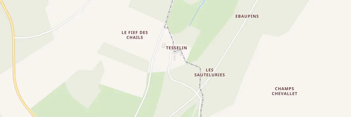 Plan du 4 Tesselin à Grandjean