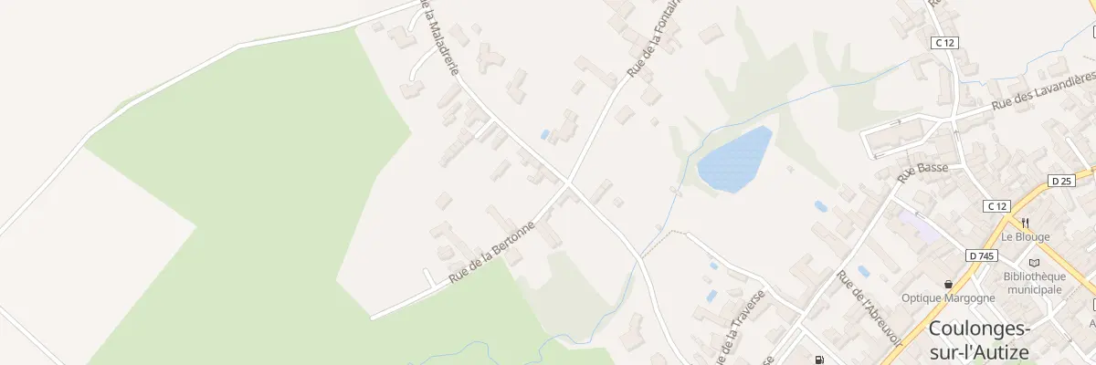 Plan du 15 Rue de la Maladrerie à Coulonges-sur-l’Autize