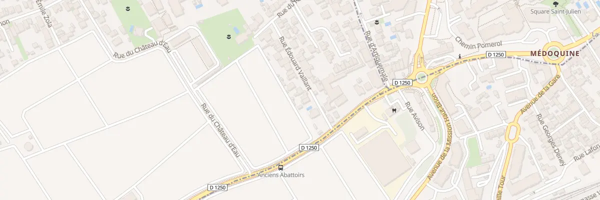 Plan du 7 Rue Edouard Vaillant à Pessac