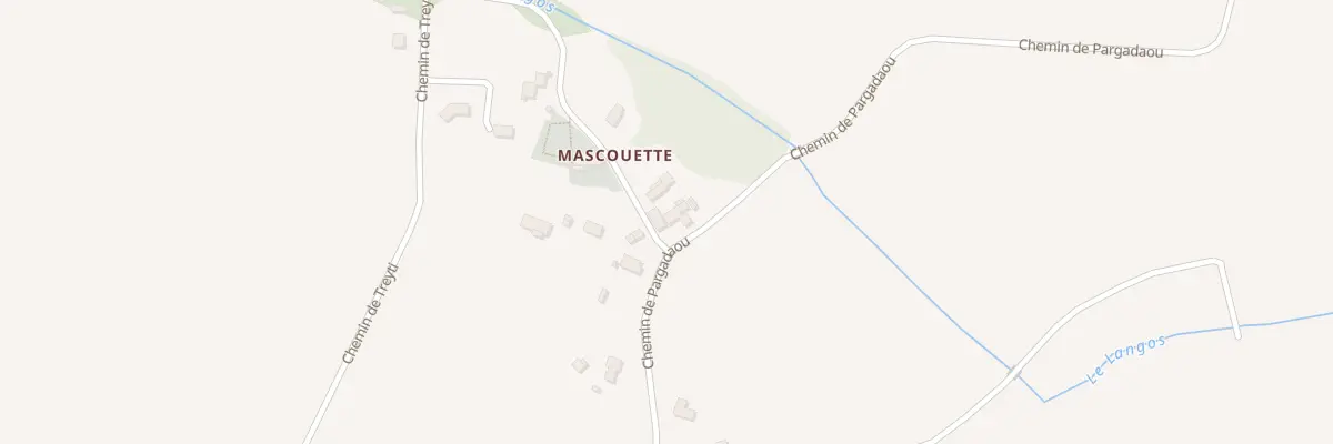 Plan du 665 Che du Pargadaou à Hagetaubin