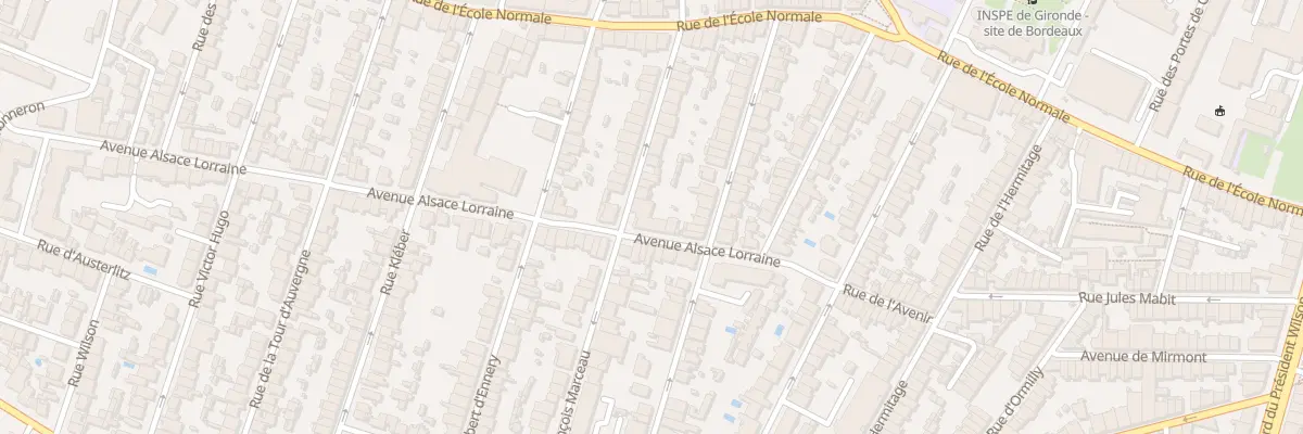 Plan du 36 Rue François Marceau à Bordeaux