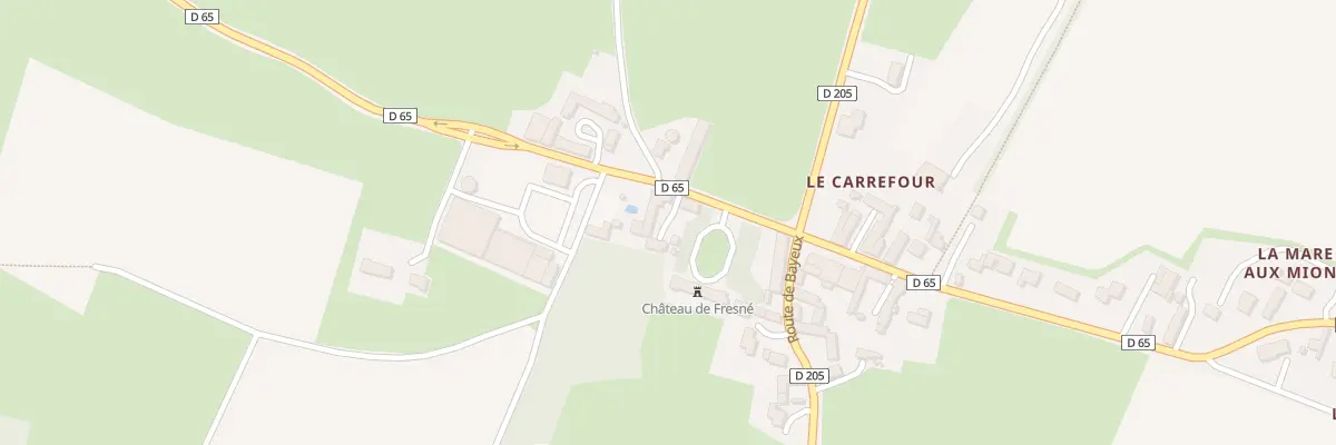 Plan du 5 Rte d’Arromanches à Saint-Côme-de-Fresné