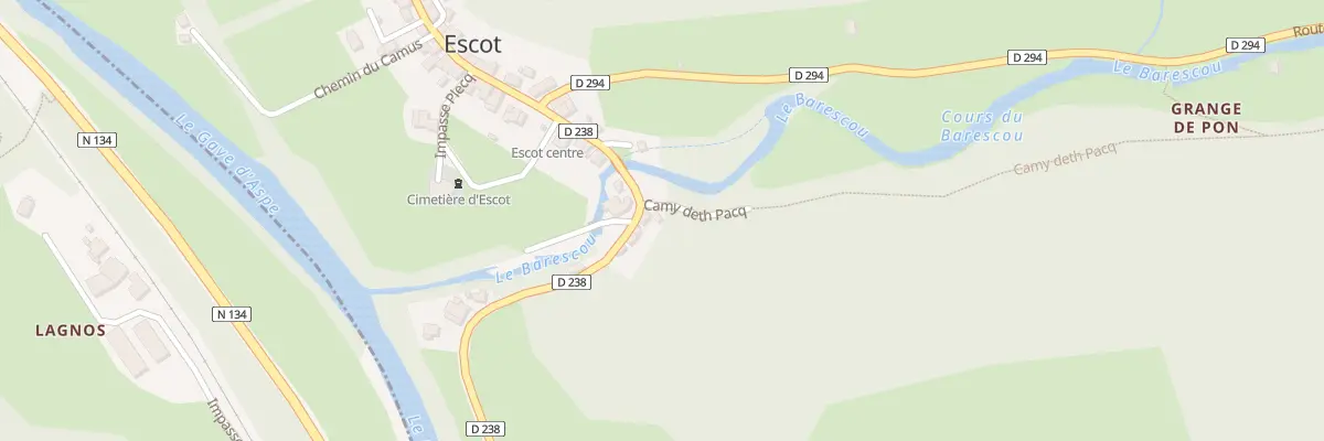Plan du 10 Rue de Labuchoa à Escot