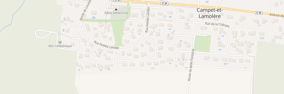 Plan du 145 Rue Petites Landes à Campet-et-Lamolère