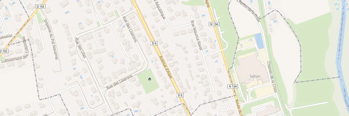Plan du 13 Av d’Aspe à Bidos
