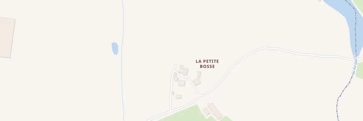 Plan du 1 La Petite Bosse à Cirières