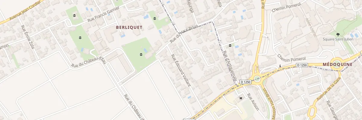 Plan du 18 Rue Edouard Vaillant à Pessac