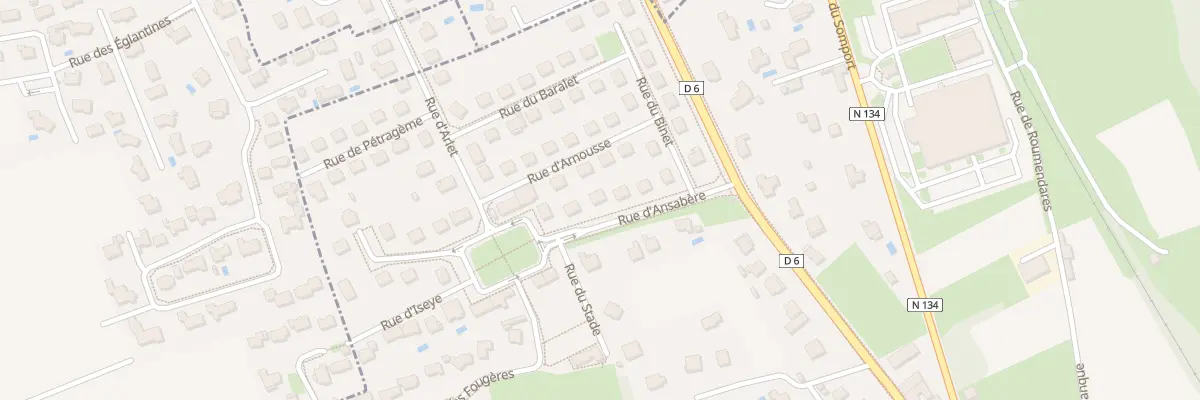 Plan du 8 Rue d’Ansabère à Gurmençon