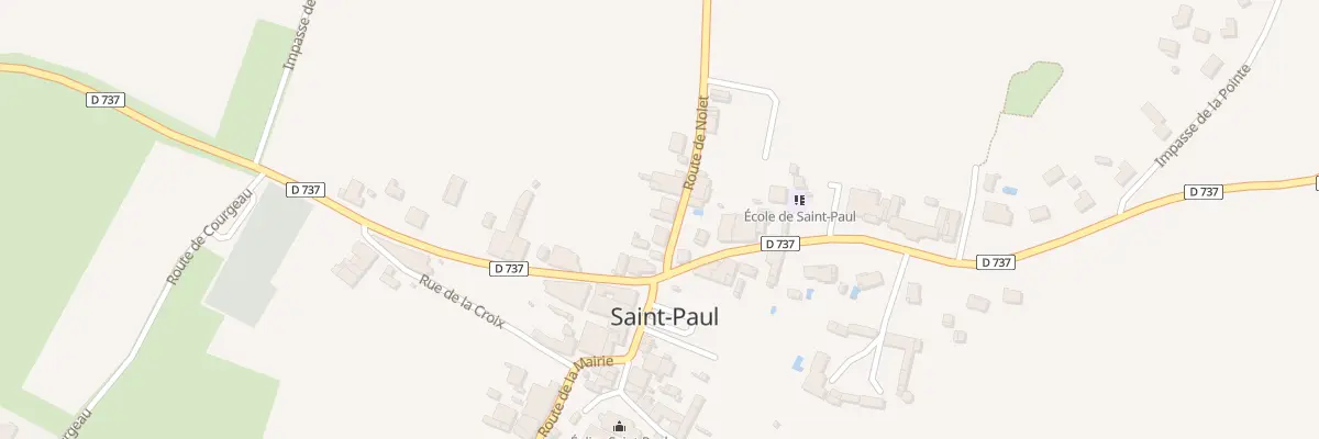 Plan du 68 La Tessonnerie à Saint-Paul