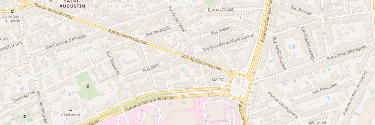 Plan du 22 Rue du Grand Maurian à Bordeaux