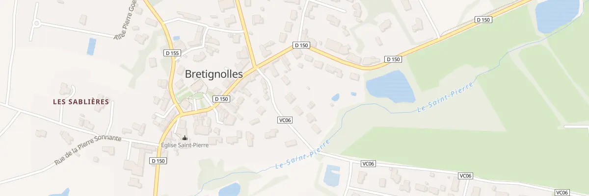 Plan du 3 Rue du Chabot à Bretignolles