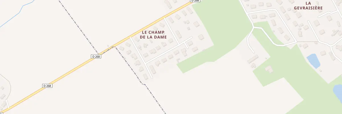 Plan du 15 Le Champ de la Dame à La Lande-Patry