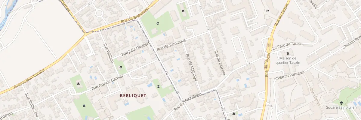 Plan du 9 Rue de Majunga à Bordeaux