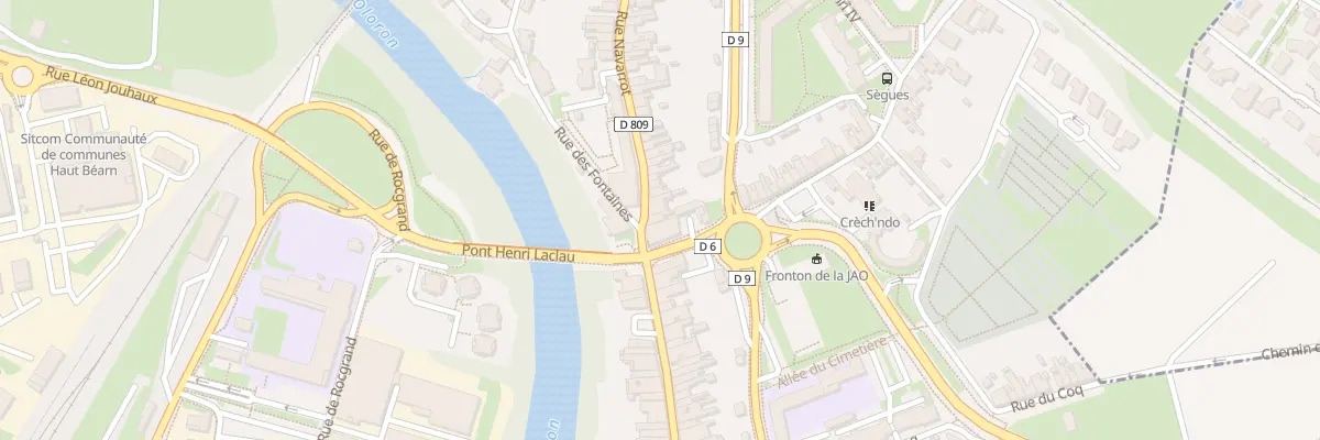Plan du 78 Rue Camou à Oloron-Sainte-Marie