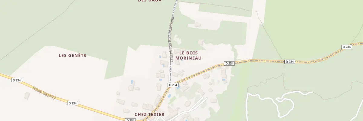 Plan du 4 Chem du Bois Morineau au Douhet