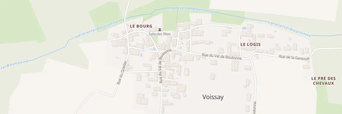 Plan du 50 Rue du Val de Boutonne à Voissay