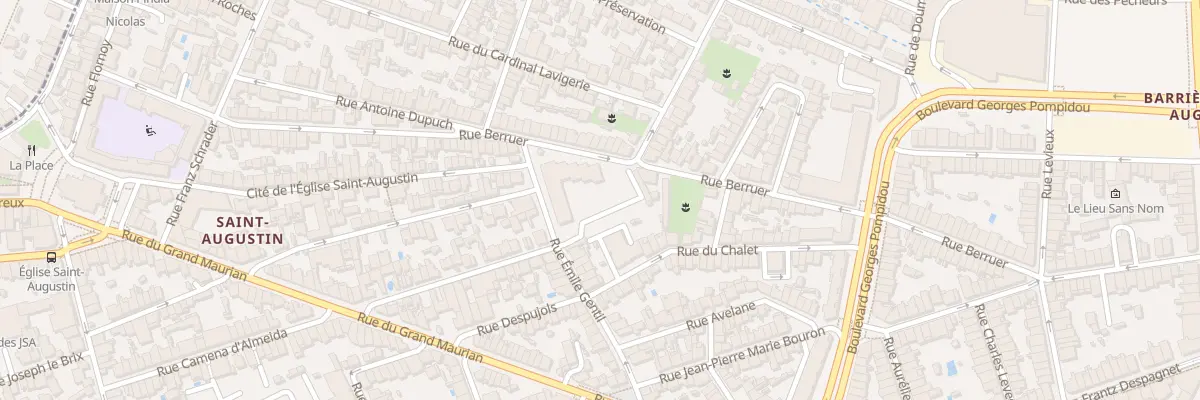 Plan du 140 Rue Berruer à Bordeaux