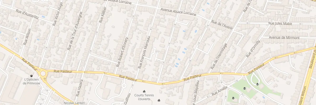 Plan du 77 Rue Hoche à Bordeaux