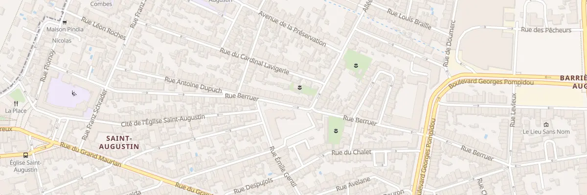 Plan du 121 Rue Berruer à Bordeaux