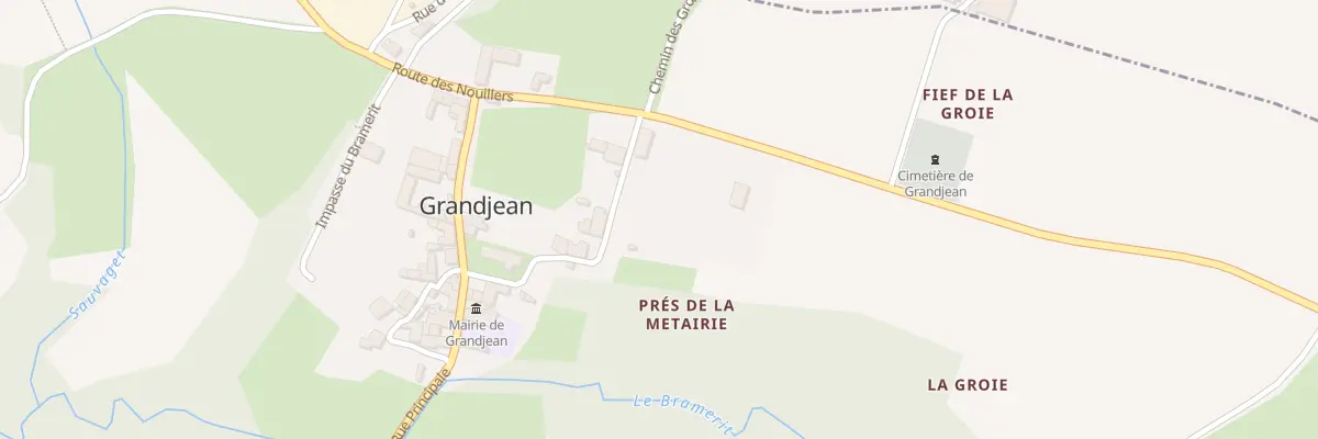 Plan du 5 Rue de la Griffonnerie à Grandjean