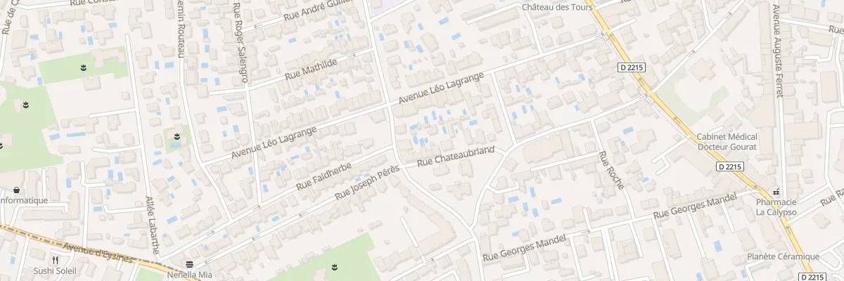 Plan du 47 Rue Chateaubriand au Bouscat